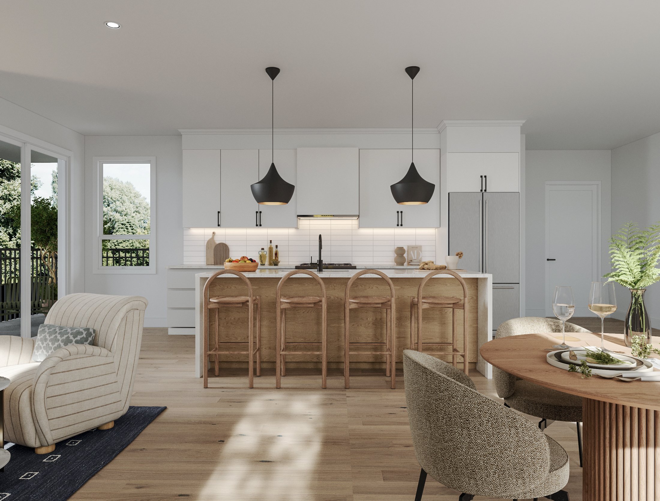 Union Square Residences, kitchen rendering